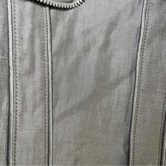 Alexander Wang Size 2 Full Zip Hooded Oversized Dress Green - Picture 10 of 16